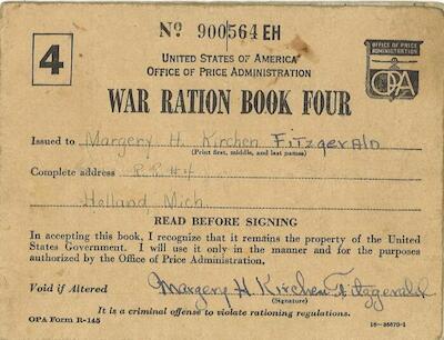 book, war ration