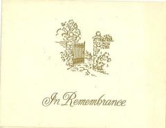 card, memorial