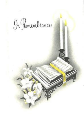 card, memorial  