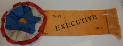 Commemorative Ribbon, '1847 Executive 1897'