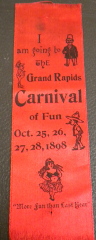 Commemorative Ribbon, 'Grand Rapids Carnival'