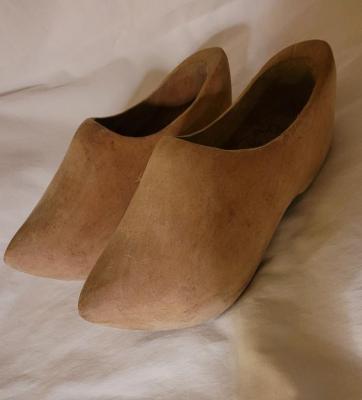 Shoes, wooden