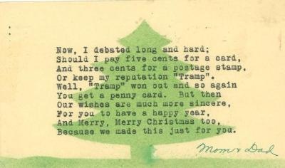 card, Christmas  