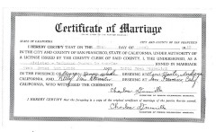 certificate, marriage
